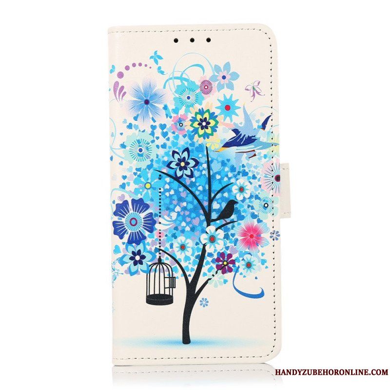 Fodral Samsung Galaxy M32 Blommande Träd