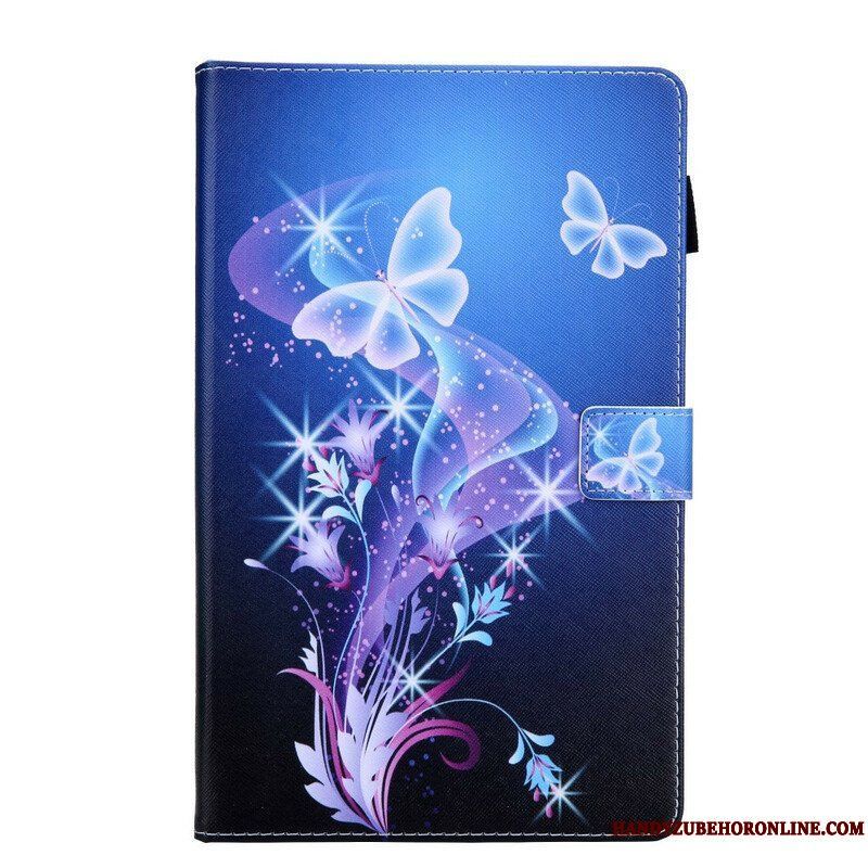 Fodral Samsung Galaxy Tab A7 Lite Fjärilar