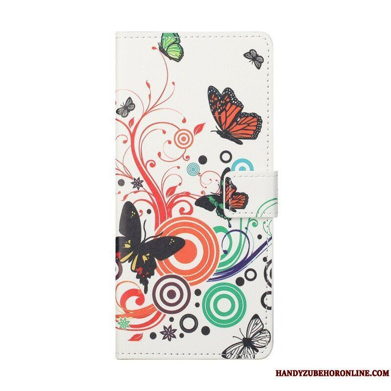 Fodral iPhone 13 Pro Galna Fjärilar
