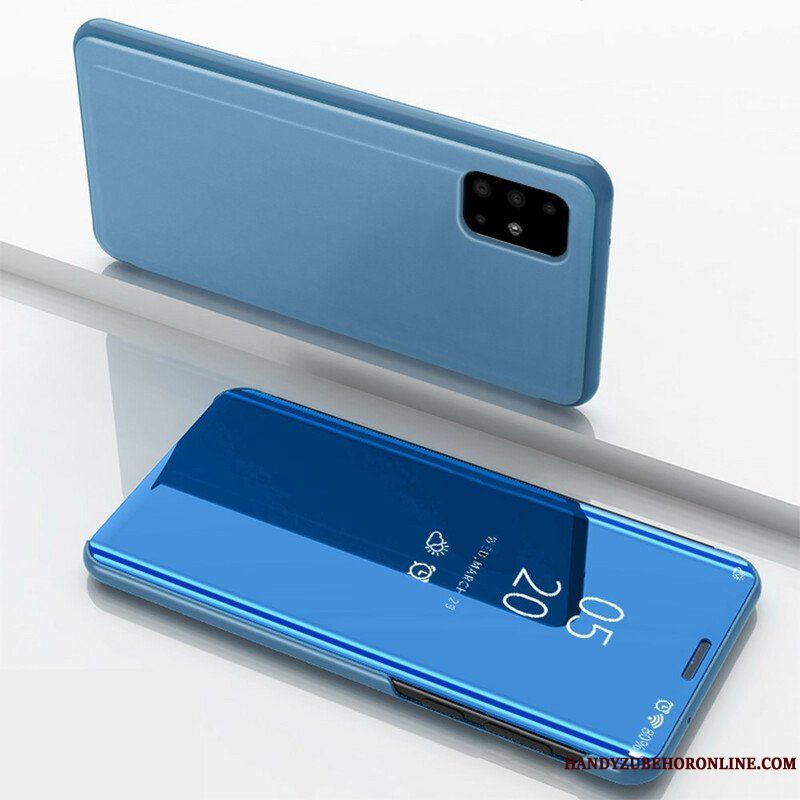 Folio-fodral Samsung Galaxy A51 5G Läderfodral Spegel