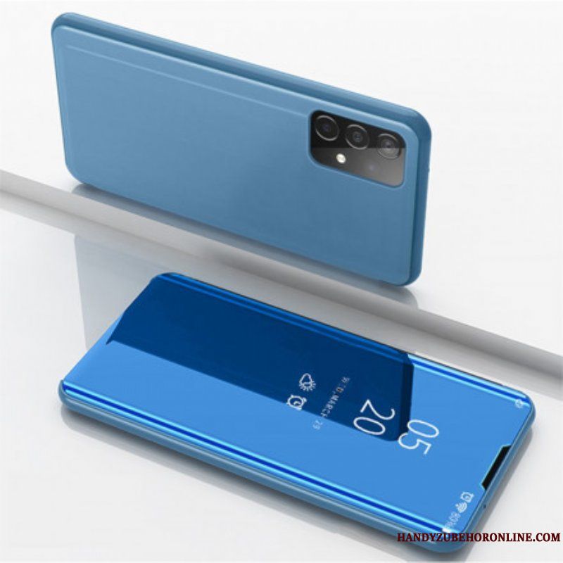 Folio-fodral Samsung Galaxy A52 4G / A52 5G / A52s 5G Läderfodral Spegel