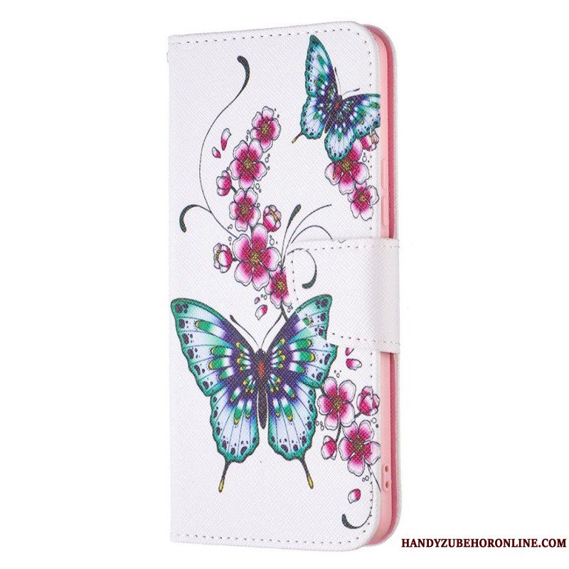 Folio-fodral Samsung Galaxy A53 5G Fjärilar