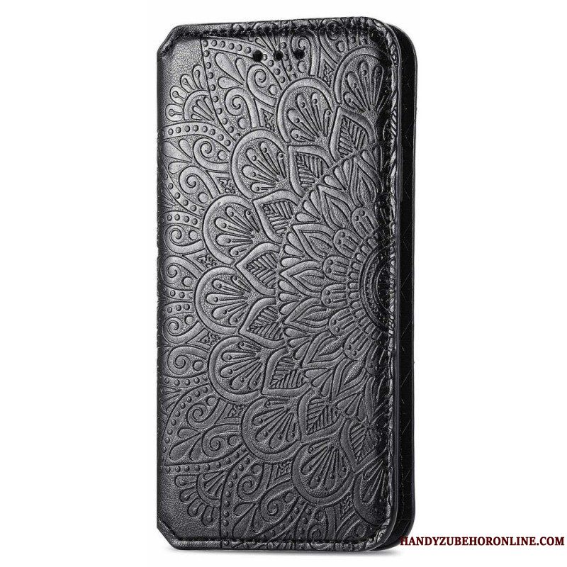 Folio-fodral Samsung Galaxy M52 5G Läderfodral Antik Konstläder