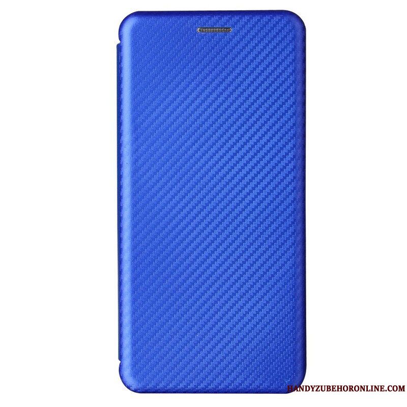 Folio-fodral Samsung Galaxy S21 5G Läderfodral Kolfiber