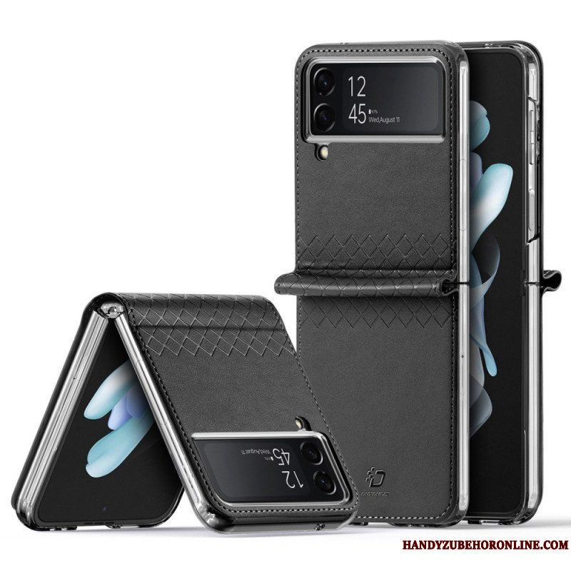 Folio-fodral Skal Samsung Galaxy Z Flip 4 Läderfodral Dux Ducis I Konstläder