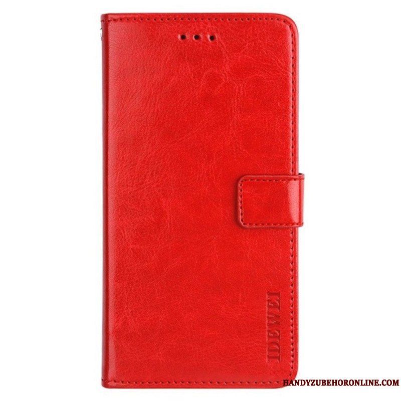 Folio-fodral Xiaomi Redmi Note 12 Pro Läderimitation Idewei