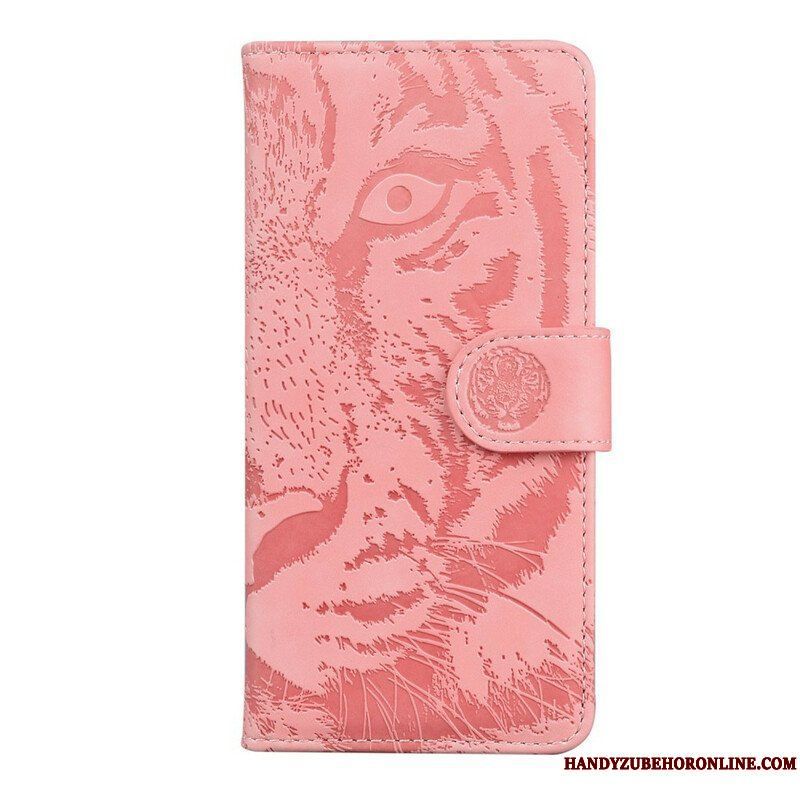 Folio-fodral iPhone 13 Pro Tiger Face Print
