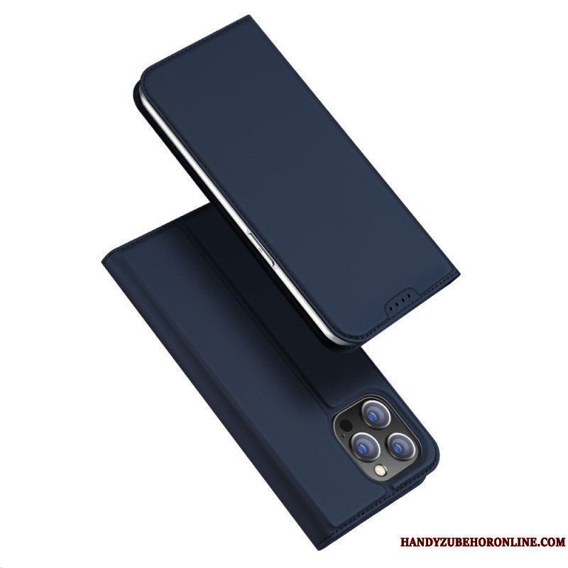 Folio-fodral iPhone 15 Pro Max Läderfodral Skin Pro Series Dux Ducis
