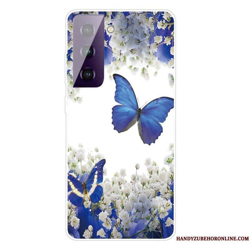 Mobilskal Samsung Galaxy S21 5G Designa Fjärilar