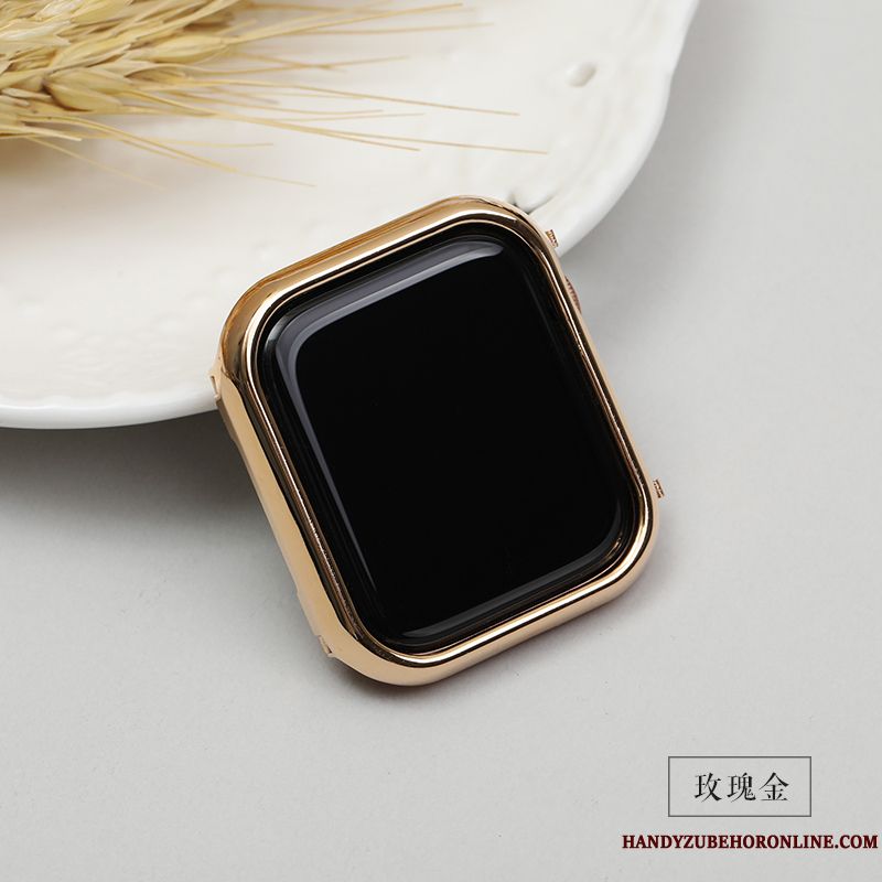 Skal Apple Watch Series 1 Metall Frame Trend, Fodral Apple Watch Series 1 Skydd Guld Plating