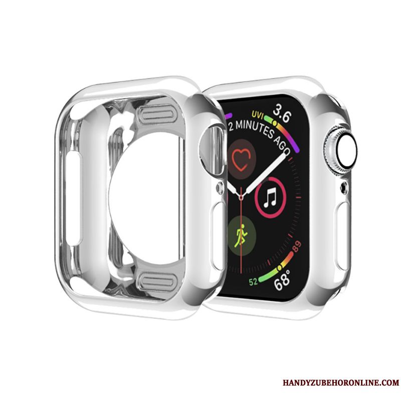 Skal Apple Watch Series 2 Silikon Guld Slim, Fodral Apple Watch Series 2 Skydd Skärmskydd Film Frame