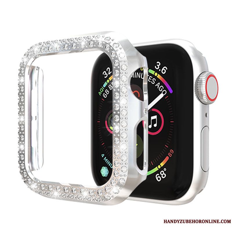 Skal Apple Watch Series 2 Strass Pulver Rose, Fodral Apple Watch Series 2 Påsar Plating Slim
