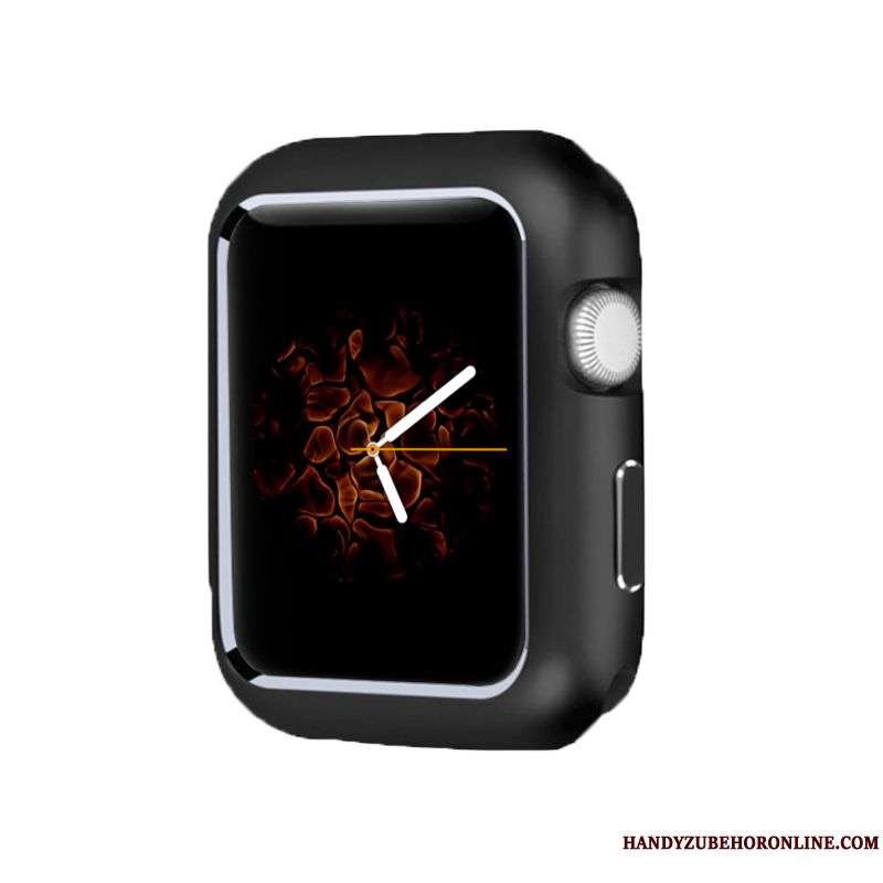 Skal Apple Watch Series 3 Metall Frame Guld, Fodral Apple Watch Series 3 Påsar Magnetic