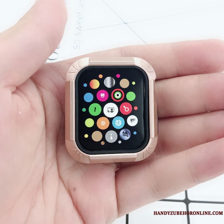 Skal Apple Watch Series 3 Mjuk Fallskydd Röd, Fodral Apple Watch Series 3 Silikon