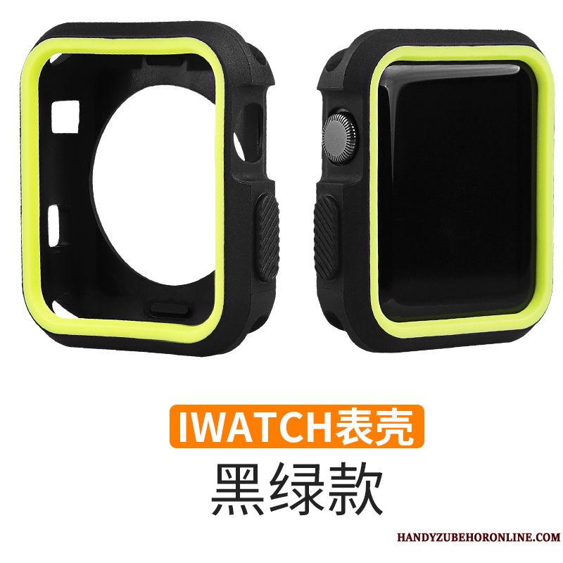 Skal Apple Watch Series 3 Påsar Slim Gul, Fodral Apple Watch Series 3 Skydd Trend Grå