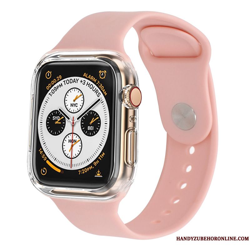 Skal Apple Watch Series 3 Silikon Bicolor Svart, Fodral Apple Watch Series 3 Skydd Sport