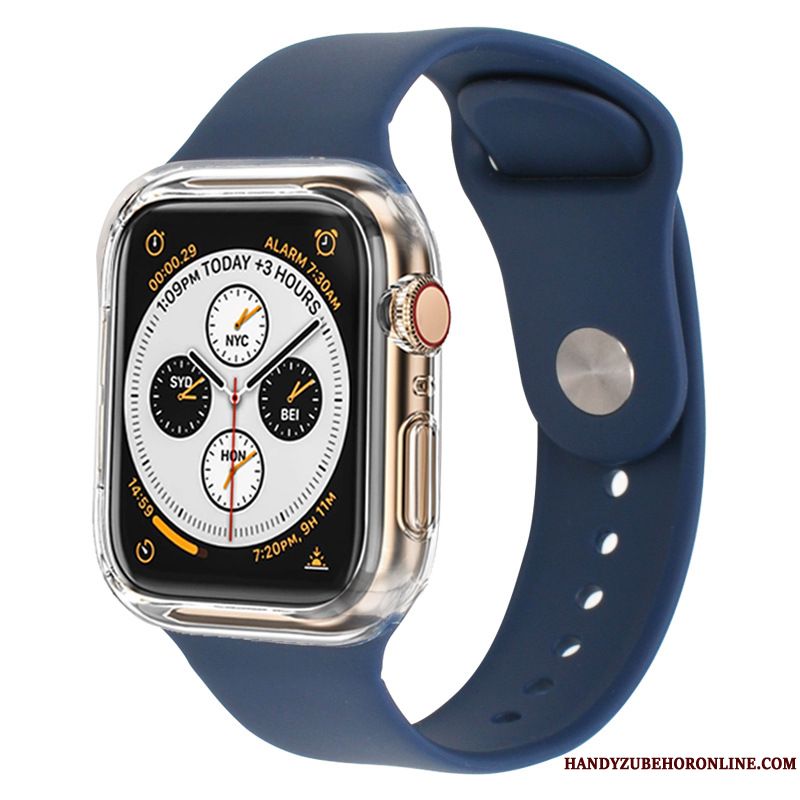Skal Apple Watch Series 3 Silikon Bicolor Svart, Fodral Apple Watch Series 3 Skydd Sport