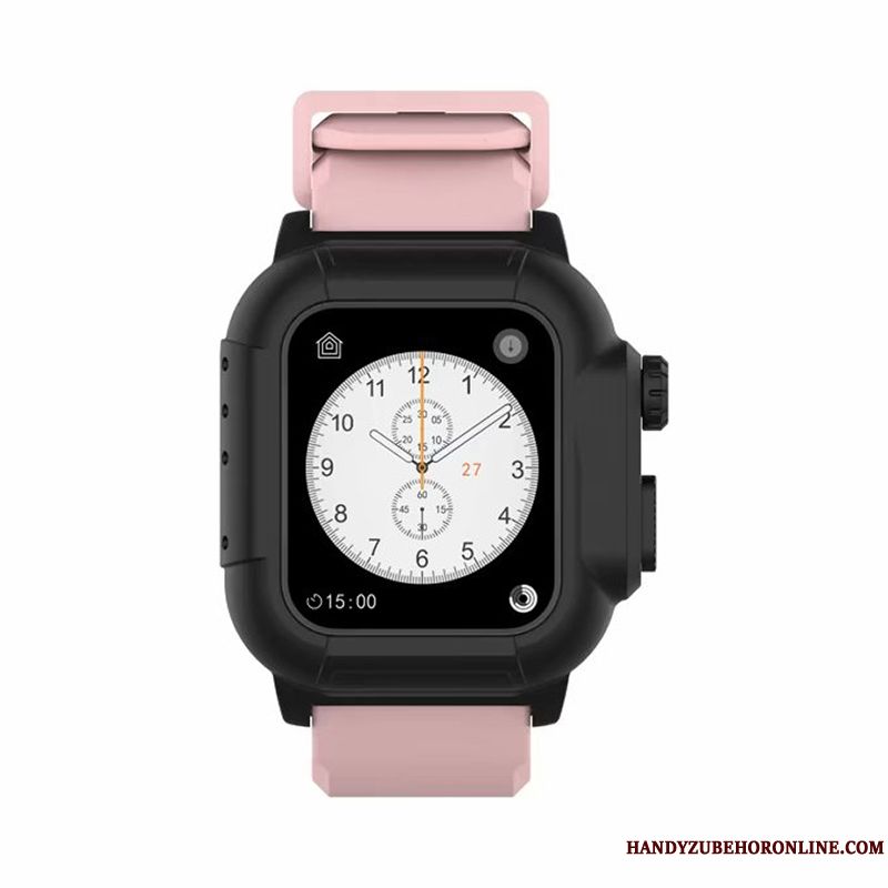 Skal Apple Watch Series 3 Skydd Löpning Trend, Fodral Apple Watch Series 3 Impermeabel Svart