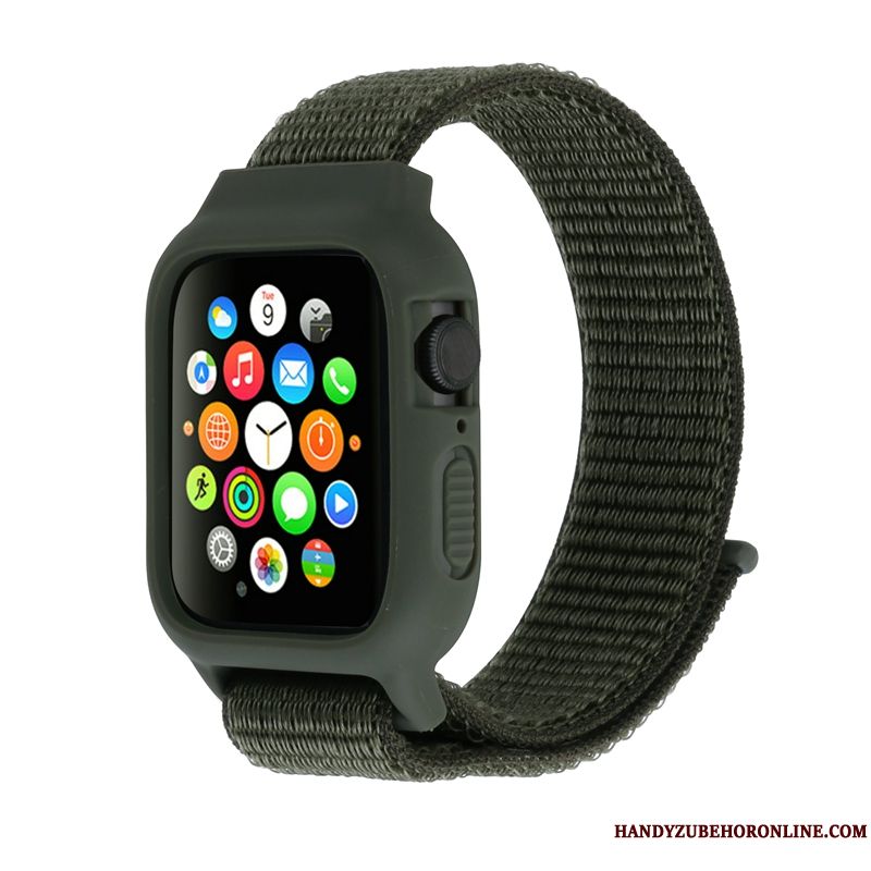 Skal Apple Watch Series 3 Skydd Nylon Röd, Fodral Apple Watch Series 3