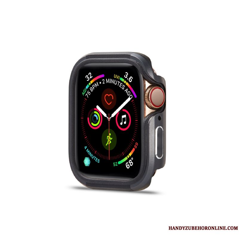 Skal Apple Watch Series 4 Metall Fallskydd Frame, Fodral Apple Watch Series 4 Skydd Ny Trend