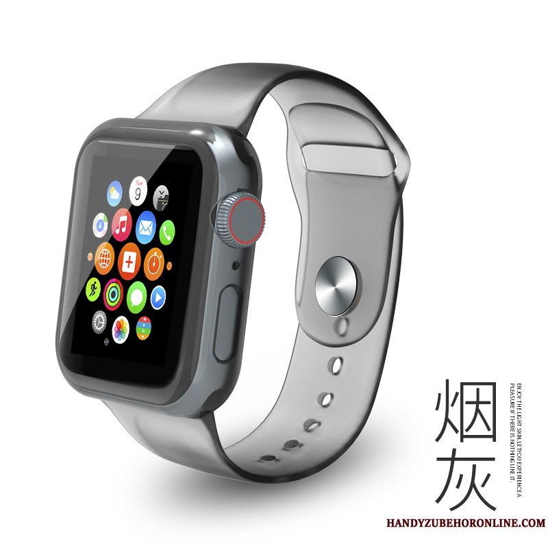 Skal Apple Watch Series 4 Skydd Personlighet Svart, Fodral Apple Watch Series 4 Mode Trend Sport
