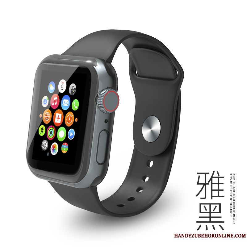 Skal Apple Watch Series 4 Skydd Personlighet Svart, Fodral Apple Watch Series 4 Mode Trend Sport