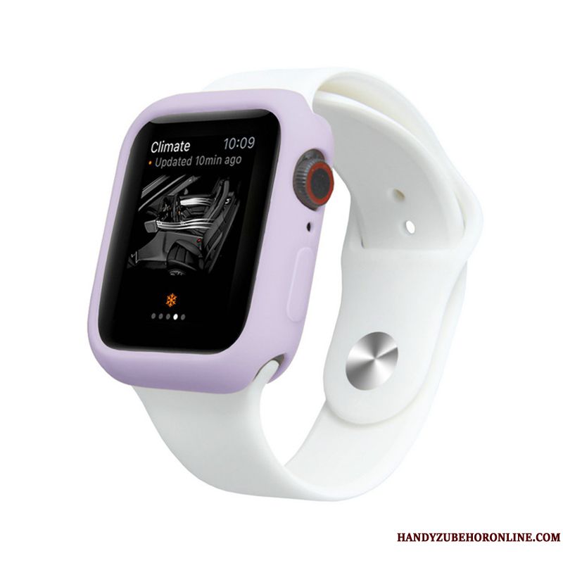 Skal Apple Watch Series 5 Mjuk Purpur Candy Färg, Fodral Apple Watch Series 5 Påsar