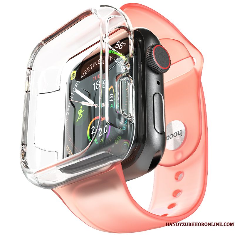 Skal Apple Watch Series 5 Skydd Plating Blå, Fodral Apple Watch Series 5 Mjuk Tillbehör Trend
