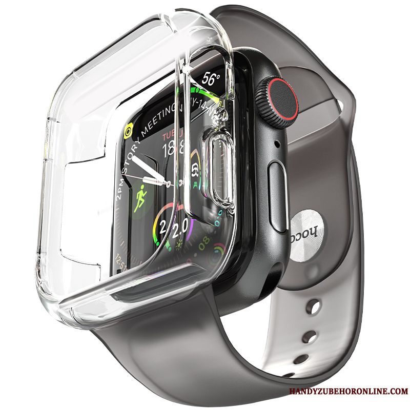 Skal Apple Watch Series 5 Skydd Plating Blå, Fodral Apple Watch Series 5 Mjuk Tillbehör Trend