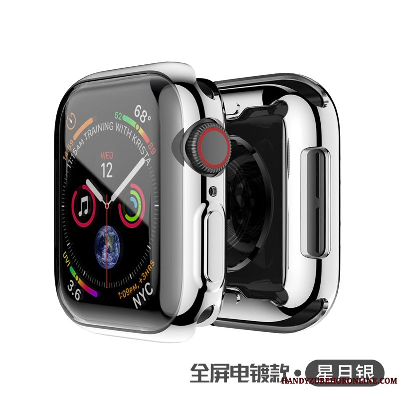 Skal Apple Watch Series 5 Skydd Slim Rosa, Fodral Apple Watch Series 5 Mjuk Plating