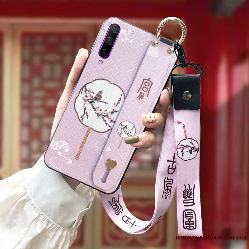 Skal Honor 9x Pro Mjuk Kinesisk Stiltelefon, Fodral Honor 9x Pro Silikon Fallskydd Röd