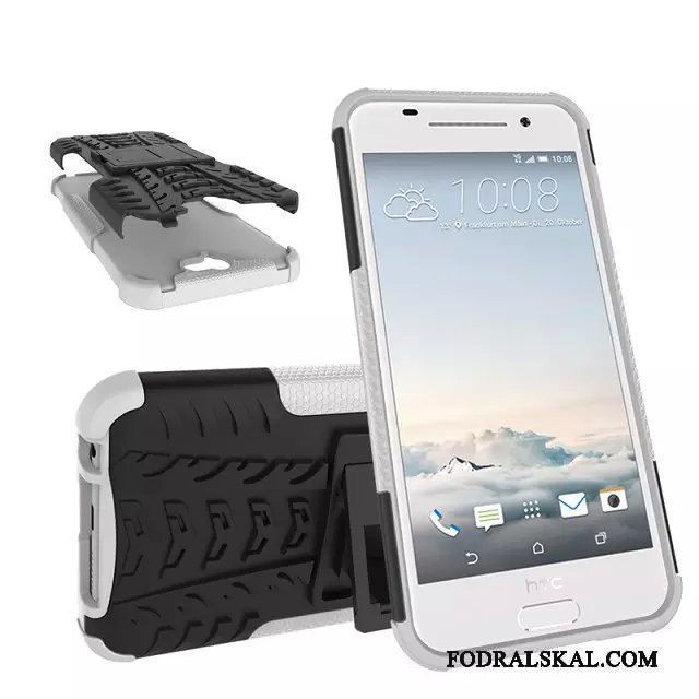 Skal Htc One A9 Support Purpur Fallskydd, Fodral Htc One A9 Skydd Mönster Glidskydds