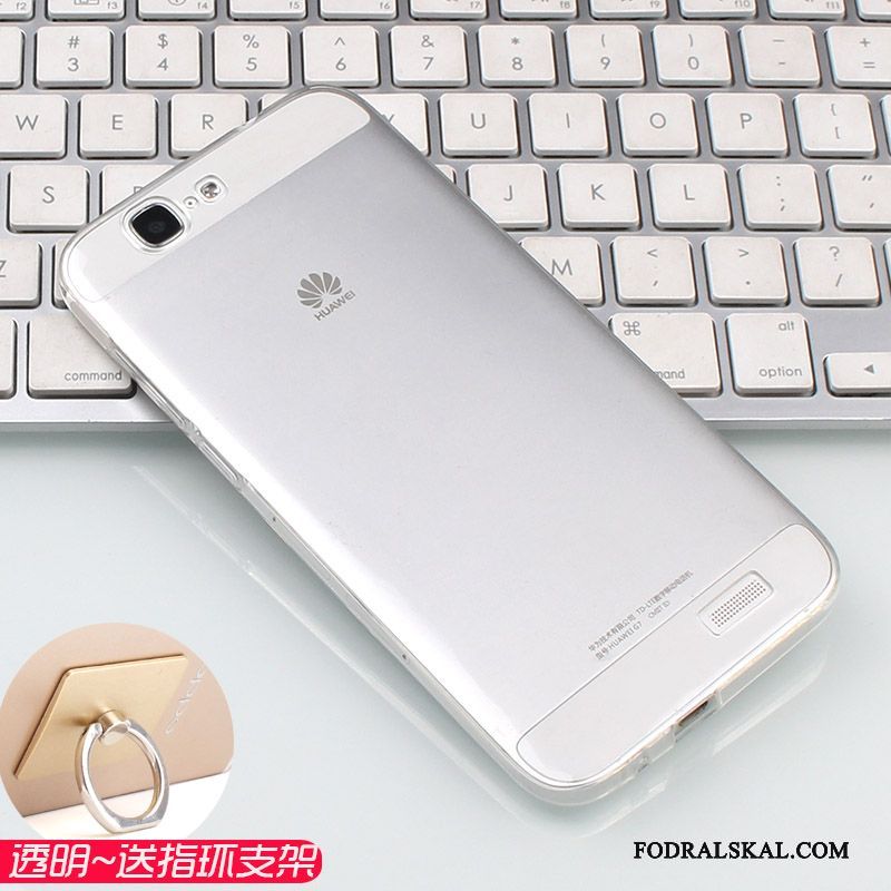 Skal Huawei Ascend G7 Mjuk Fallskydd Stor, Fodral Huawei Ascend G7 Skydd Telefon Transparent