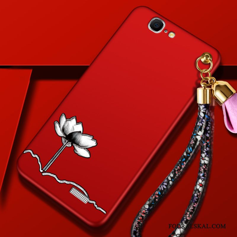 Skal Huawei Ascend G7 Skydd Röd Svart, Fodral Huawei Ascend G7 Påsar Hängsmyckentelefon