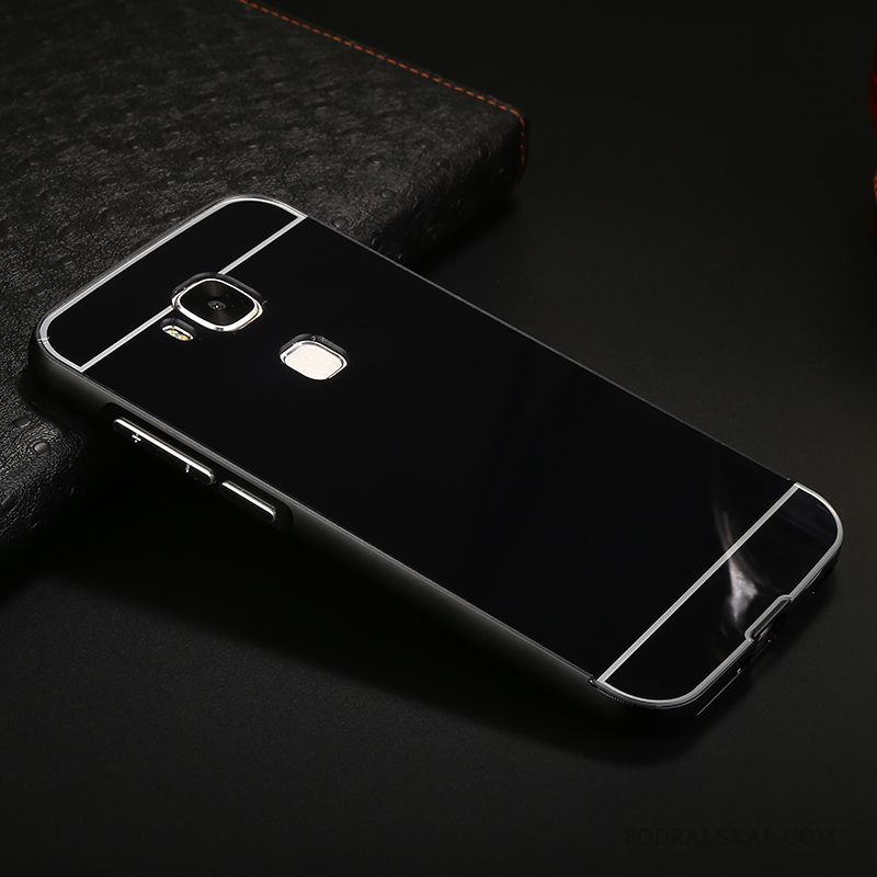 Skal Huawei G7 Plus Metall Guldtelefon, Fodral Huawei G7 Plus Skydd Fallskydd Hård