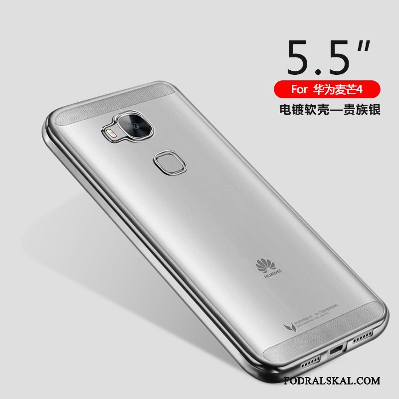 Skal Huawei G7 Plus Påsar Guld Transparent, Fodral Huawei G7 Plus Skydd Telefon