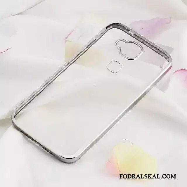 Skal Huawei G7 Plus Skydd Guld Transparent, Fodral Huawei G7 Plus Mjuk Telefon