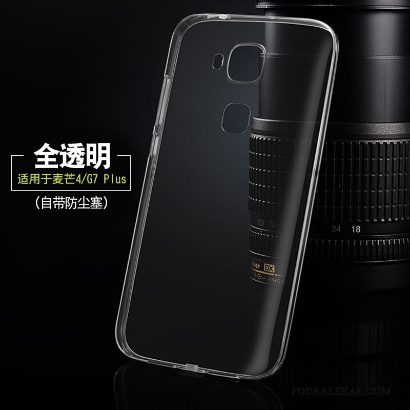 Skal Huawei G7 Plus Skydd Nytelefon, Fodral Huawei G7 Plus Silikon Transparent