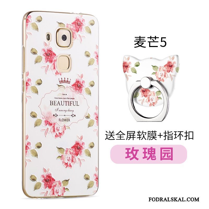 Skal Huawei G9 Plus Kreativa Telefon Blå, Fodral Huawei G9 Plus Påsar Rosa Vacker