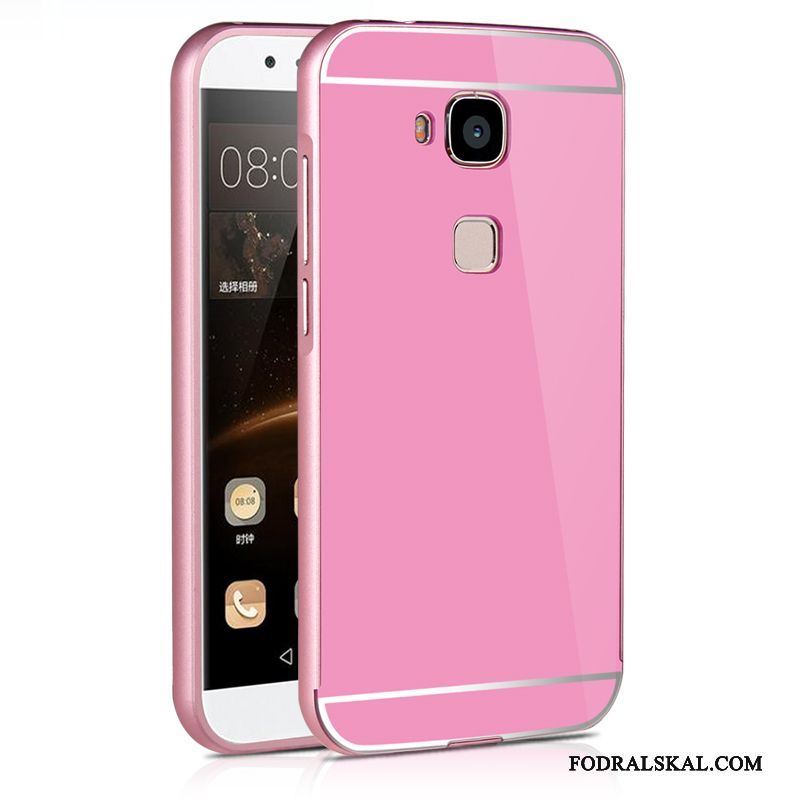 Skal Huawei G9 Plus Metall Svart Frame, Fodral Huawei G9 Plus Telefon