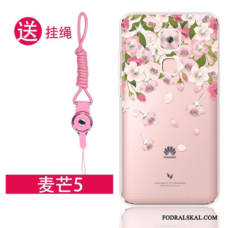 Skal Huawei G9 Plus Mjuk Fallskyddtelefon, Fodral Huawei G9 Plus Silikon Rosa