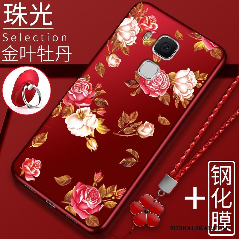 Skal Huawei G9 Plus Mjuk Rödtelefon, Fodral Huawei G9 Plus Silikon Fallskydd