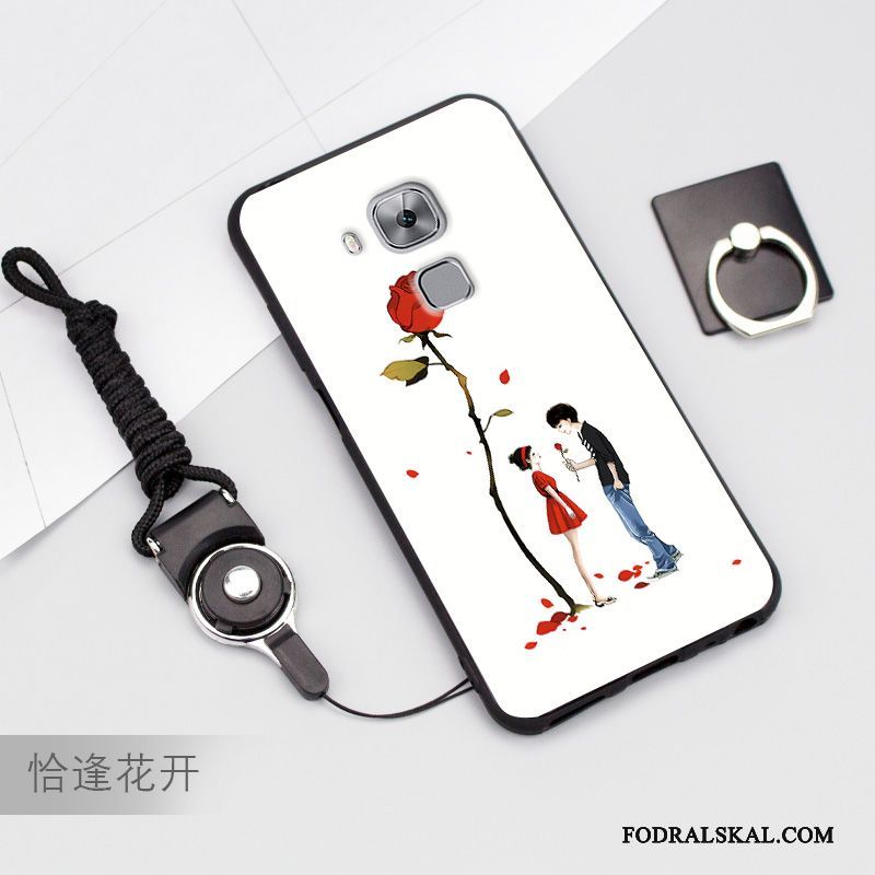 Skal Huawei G9 Plus Mjuk Vit Fallskydd, Fodral Huawei G9 Plus Silikon Telefon