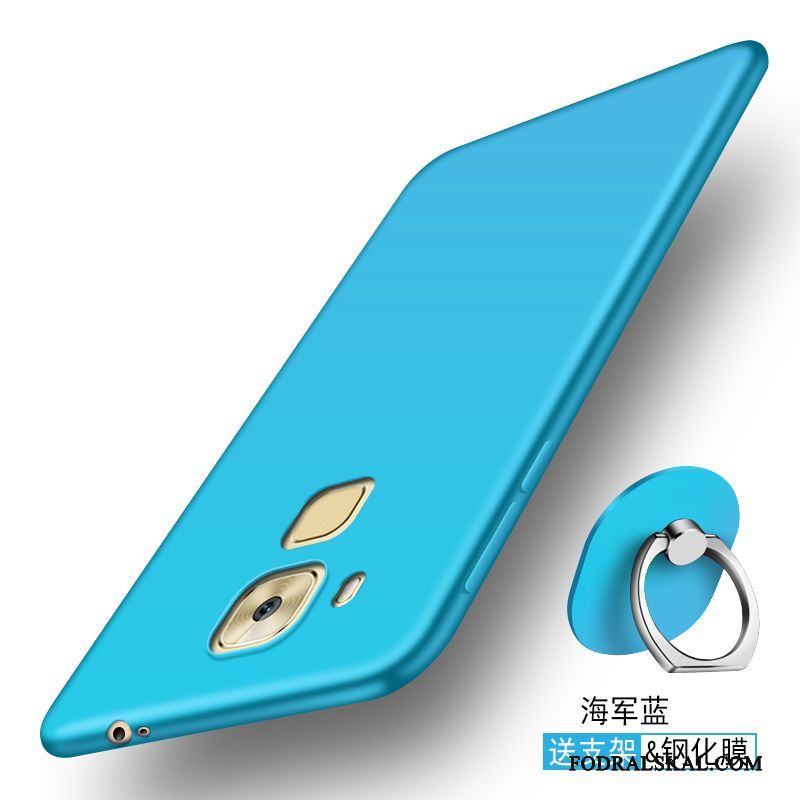 Skal Huawei G9 Plus Skydd Telefon Personlighet, Fodral Huawei G9 Plus Silikon Fallskydd Blå