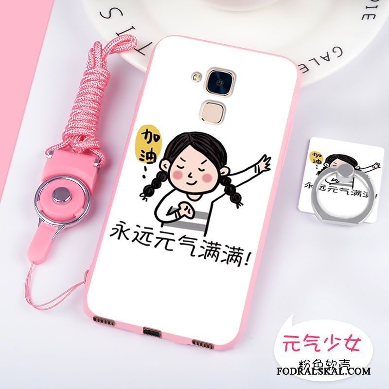 Skal Huawei G9 Plus Skydd Telefon Rosa, Fodral Huawei G9 Plus Silikon Fallskydd