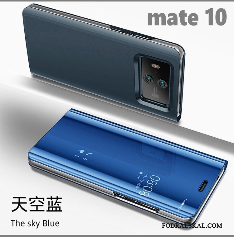 Skal Huawei Mate 10 Färg Spegeltelefon, Fodral Huawei Mate 10 Support Plating Fallskydd
