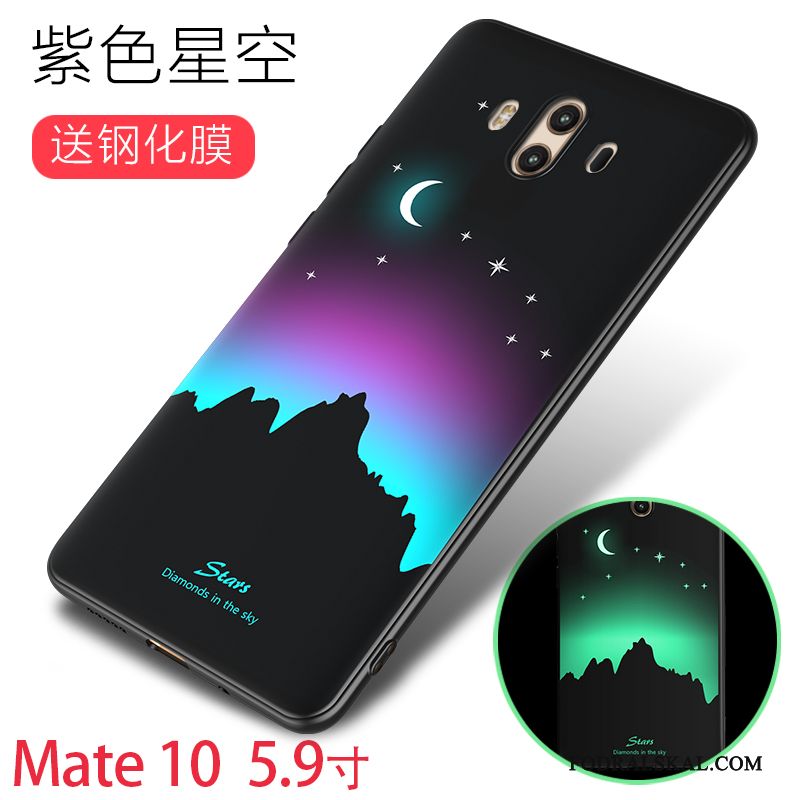 Skal Huawei Mate 10 Kreativa Fallskydd Personlighet, Fodral Huawei Mate 10 Silikon Gröntelefon