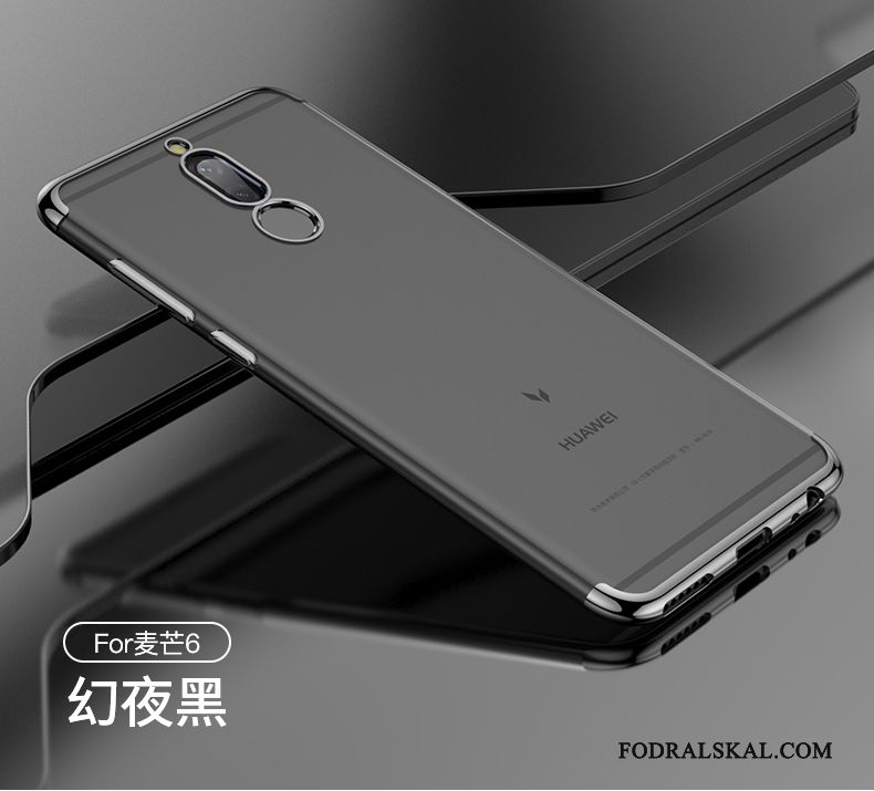 Skal Huawei Mate 10 Lite Mjuk Telefon Transparent, Fodral Huawei Mate 10 Lite Silikon Guld