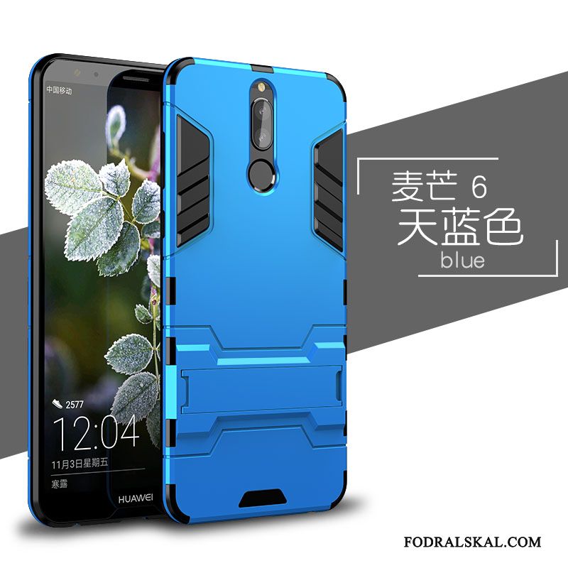 Skal Huawei Mate 10 Lite Silikon Telefon Hård, Fodral Huawei Mate 10 Lite Påsar Fallskydd Mörkblå