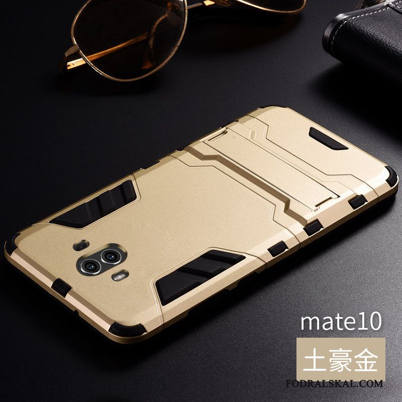 Skal Huawei Mate 10 Metall Frame Personlighet, Fodral Huawei Mate 10 Skydd Tre Försvar Trend